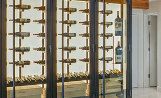 Glass Enclosed Wine Cellars