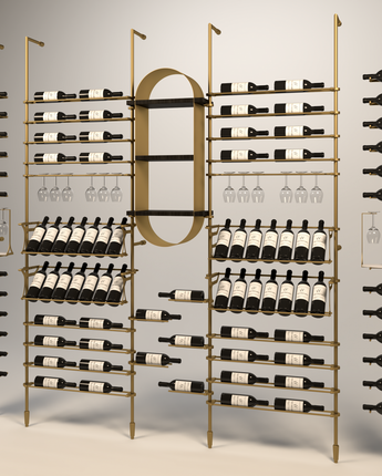 designer wine display
