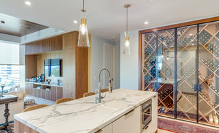 Custom Wine Display Wall