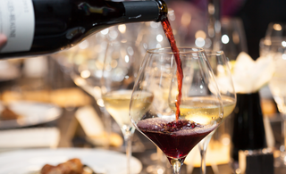 Wine cellar entertaining