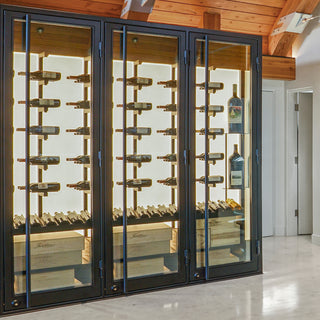 Glass Enclosed Wine Cellars