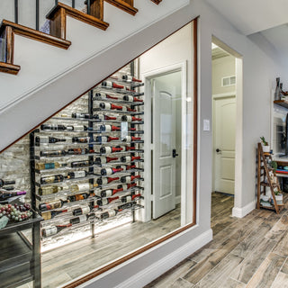 Under Stairs wine storage