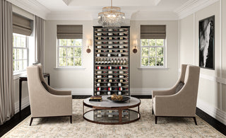 Parallel wine display rack