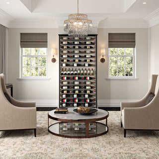 Parallel wine display rack