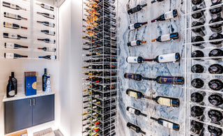 Design Blog: Striking Marble Wine Room