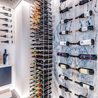 Design Blog: Striking Marble Wine Room