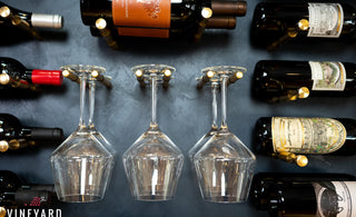 unique wall-mounted wine storage and wine display systems