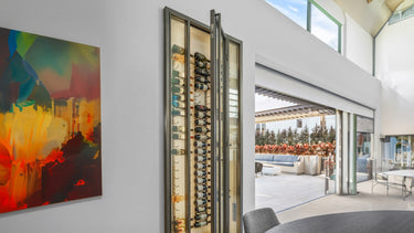 Glass Enclosed Wine Cabinets