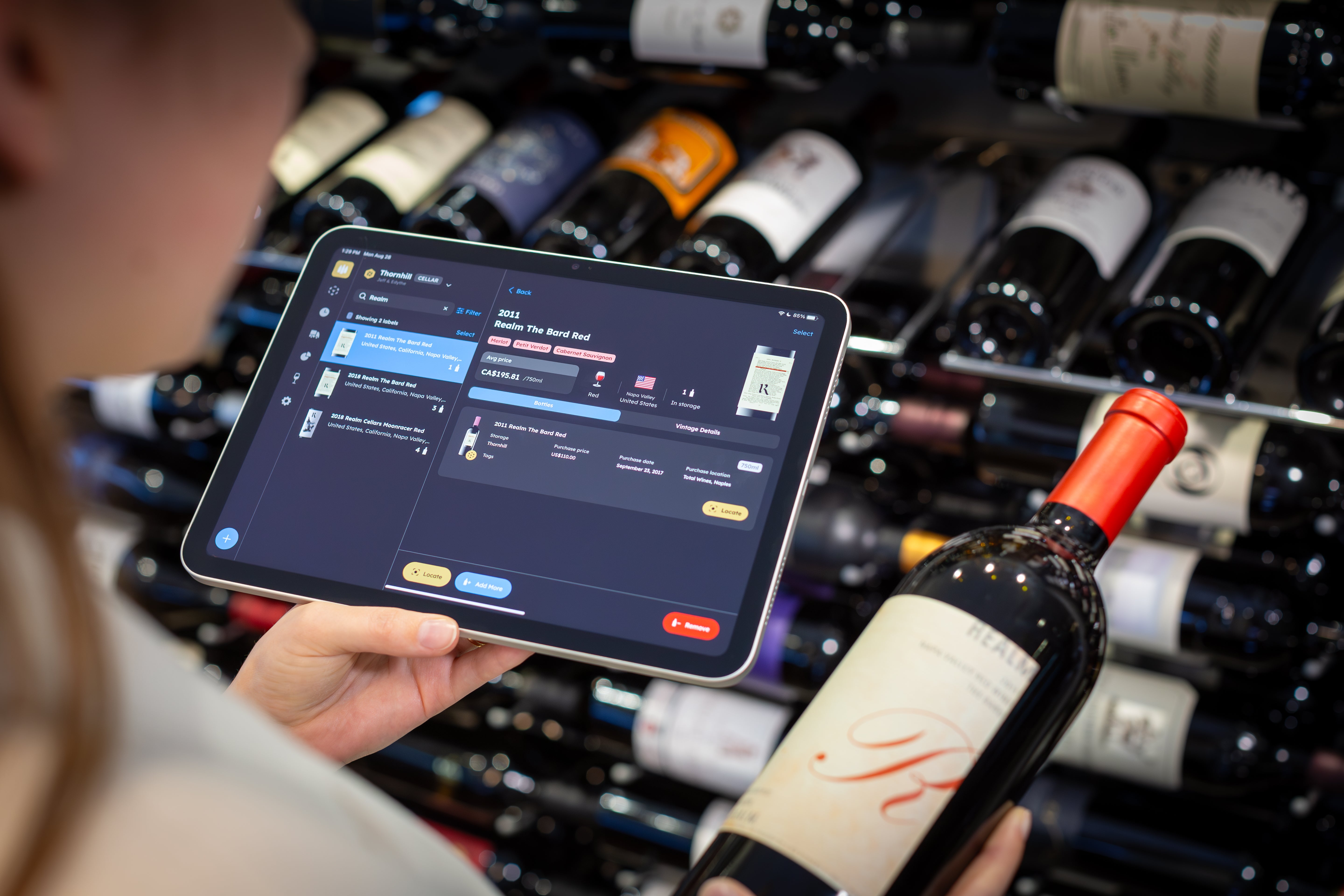 Wine Cellar Management App – Vineyard Wine Cellars