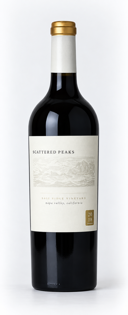 Scattered Peaks Sage Ridge Vineyard Napa Valley 2018