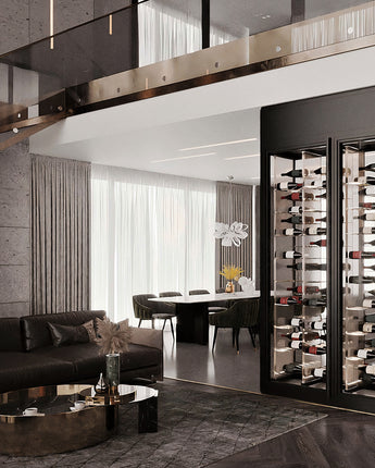 VITRUS Glass Enclosed Wine Cellar - Model Six