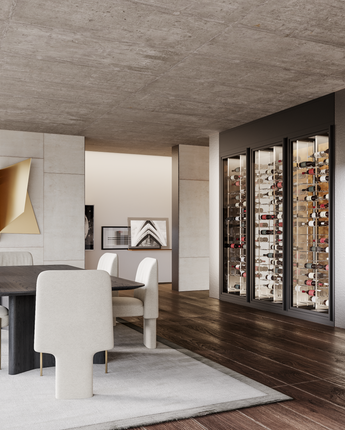 VITRUS Glass Enclosed Wine Cellar - Model Four