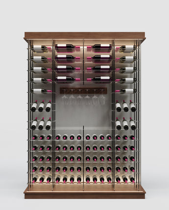 136-Bottle Elevation Wine Display