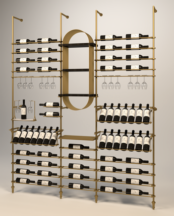 designer wine wall