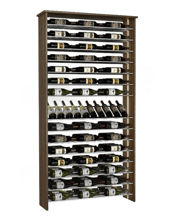 135-Bottle Parallel Wine Rack with Angled Display, Three-Column, Modern Wine Rack, Parallel Wine Rack, Kessick