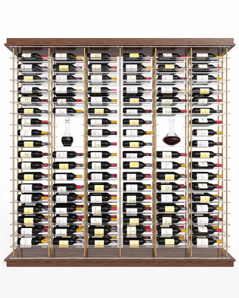 208-Bottle (A) Elevation Wine Display