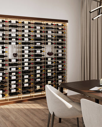 208-Bottle (A) Elevation Wine Display