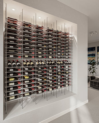 306-Bottle Elevation Wine Display